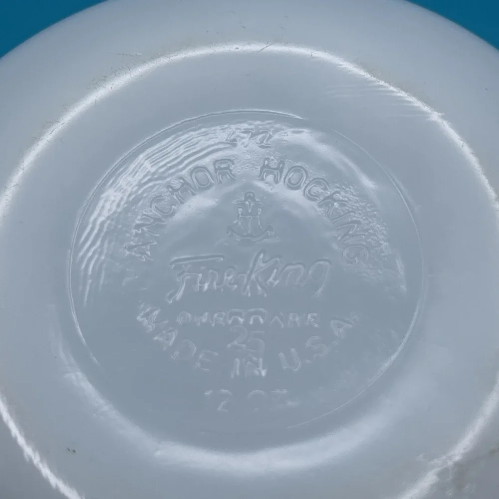 Vintage Anchor Hocking Fire‎ King Blue Cornflower Mini Casserole Dish Lid